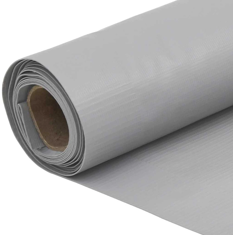 Privatumo suteikianti balkono pertvara, pilka, 600x120cm, PVC