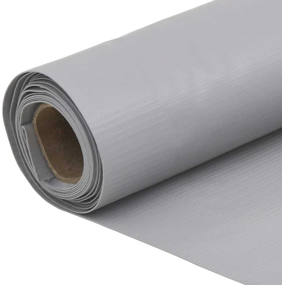 Privatumo suteikianti balkono pertvara, pilka, 500x120cm, PVC