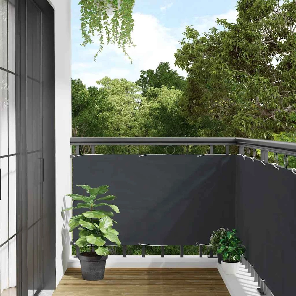 Privatumo suteikianti pertvara, antracito, 300x90cm, PVC