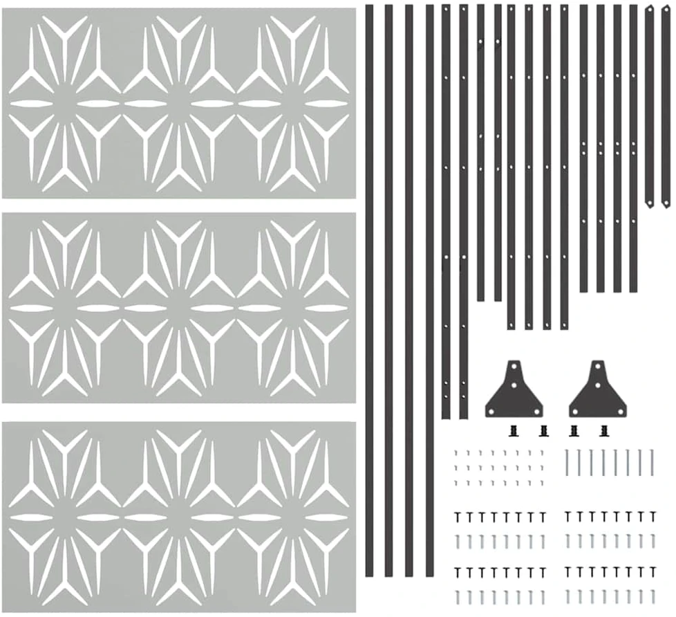 Privatumo žaliuzės 100 x 50 x 180 cm Galvanizuotas plienas