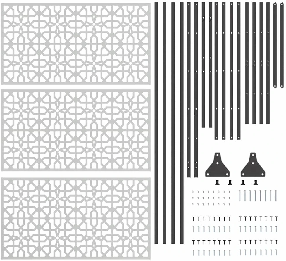 Privatumo žaliuzės 100 x 50 x 180 cm Galvanizuotas plienas