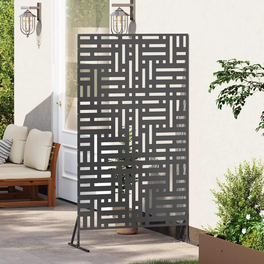 Privatumo žaliuzės 100 x 50 x 180 cm Plienas Juoda