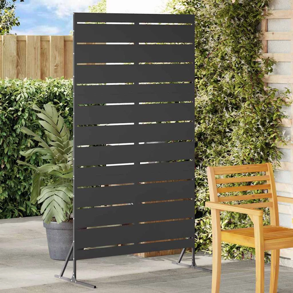 Privatumo žaliuzės 100 x 50 x 180 cm Plienas Juoda