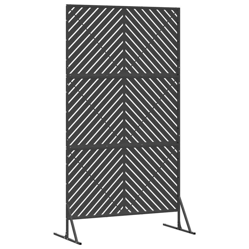 Privatumo žaliuzės 100 x 50 x 180 cm Plienas Juoda