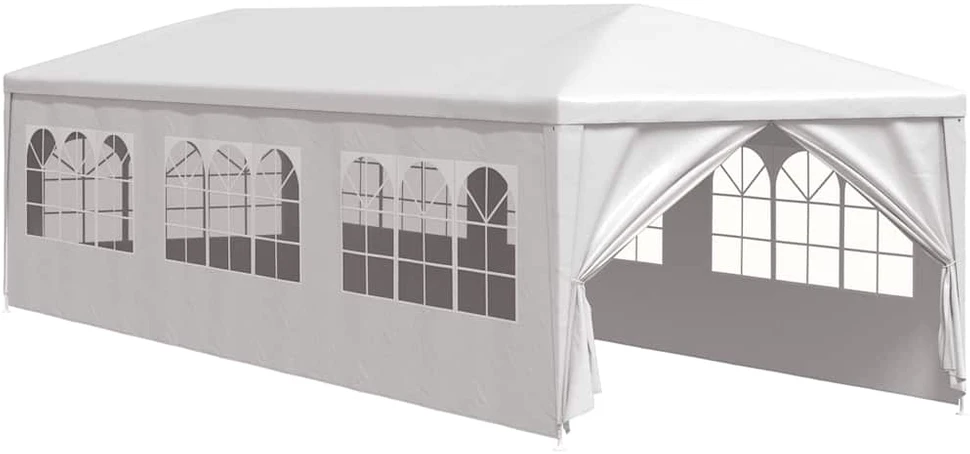 Proginė palapinė, 3x9 m, balta