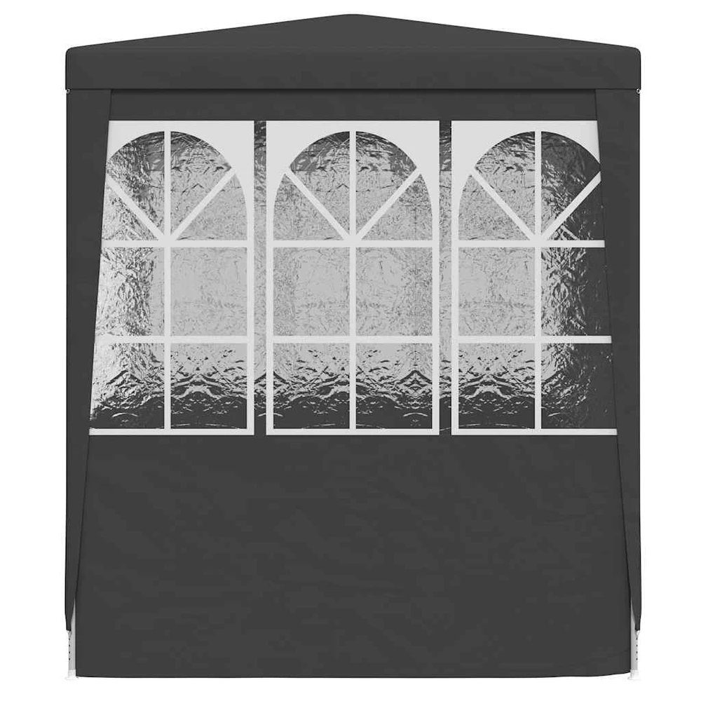 Proginė palapinė sienomis, antracito, 2,5x2,5m, 90g/m²