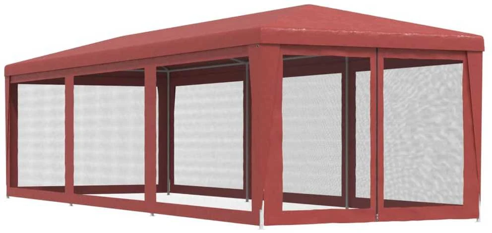 Pavėsinė su užuolaidomis ir lemputėmis LED, taupe, 300x300cm