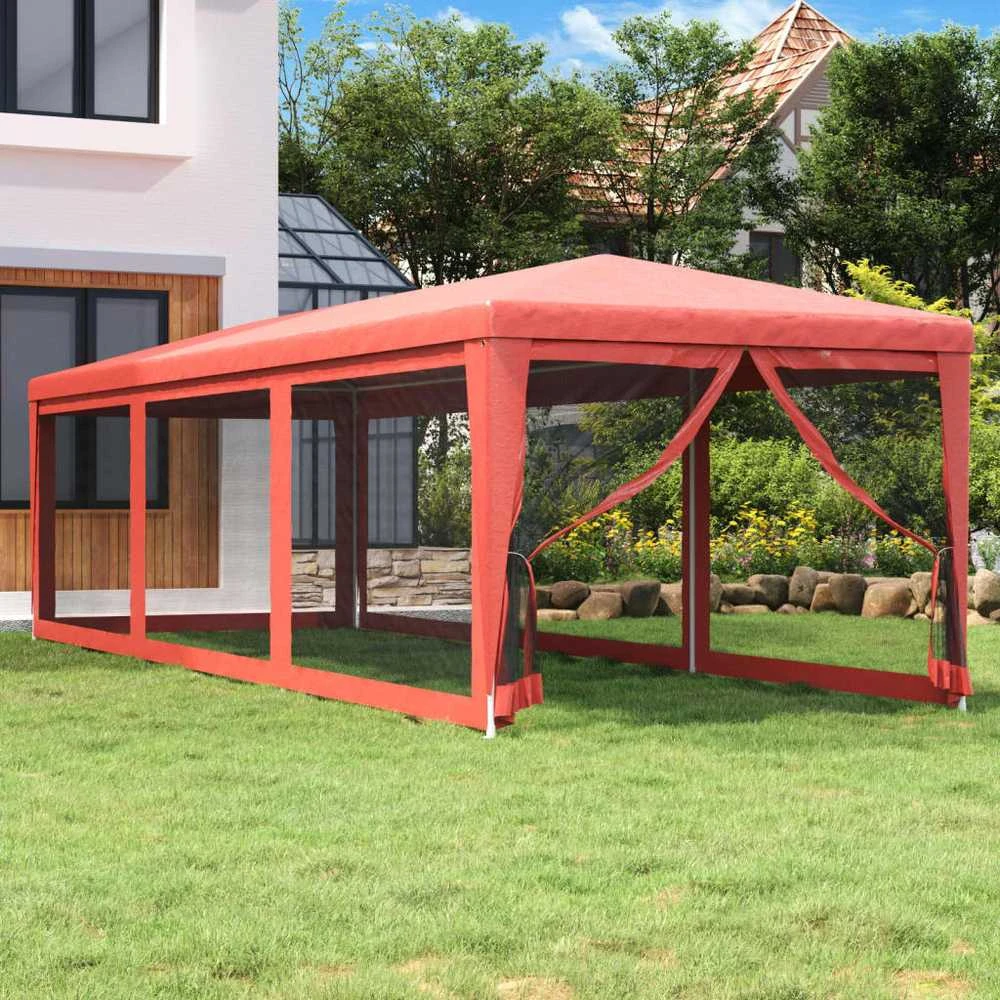Pavėsinė su užuolaidomis ir lemputėmis LED, taupe, 300x300cm