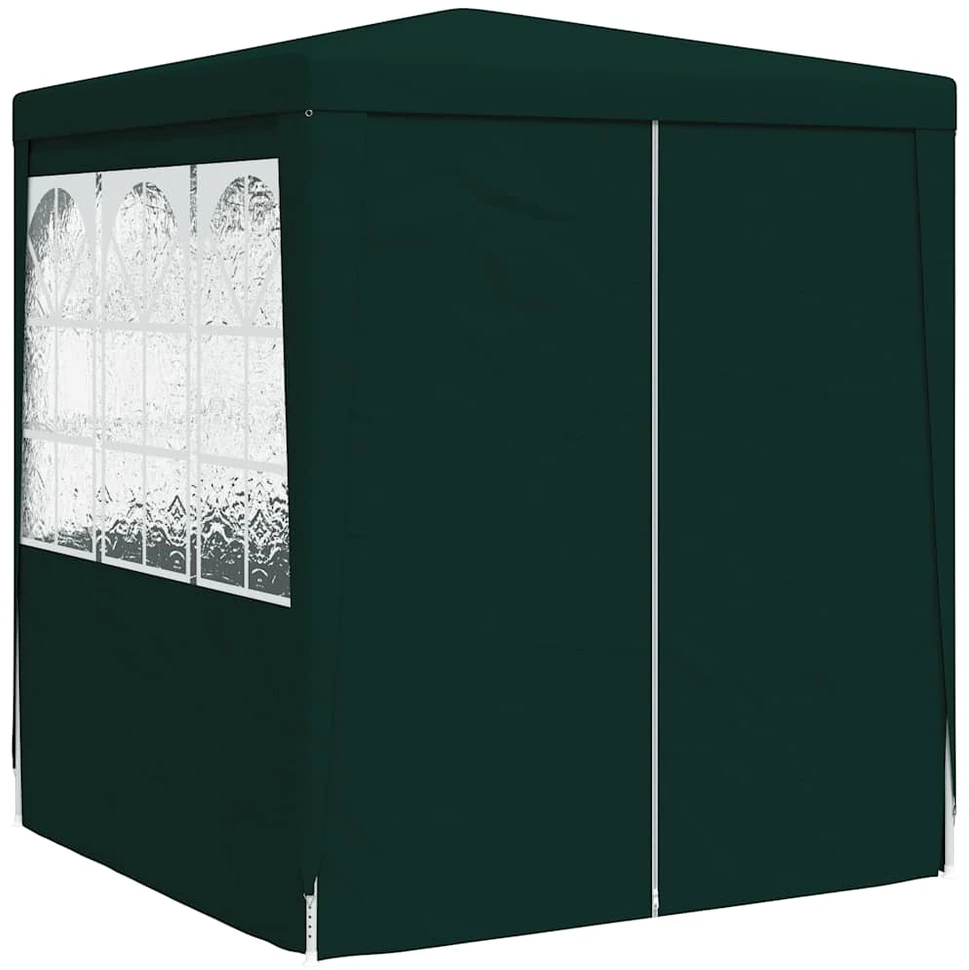 Proginė palapinė su sienomis, žalia, 2,5x2,5m, 90g/m²