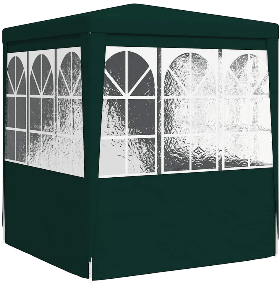 Proginė palapinė su sienomis, žalia, 2,5x2,5m, 90g/m²