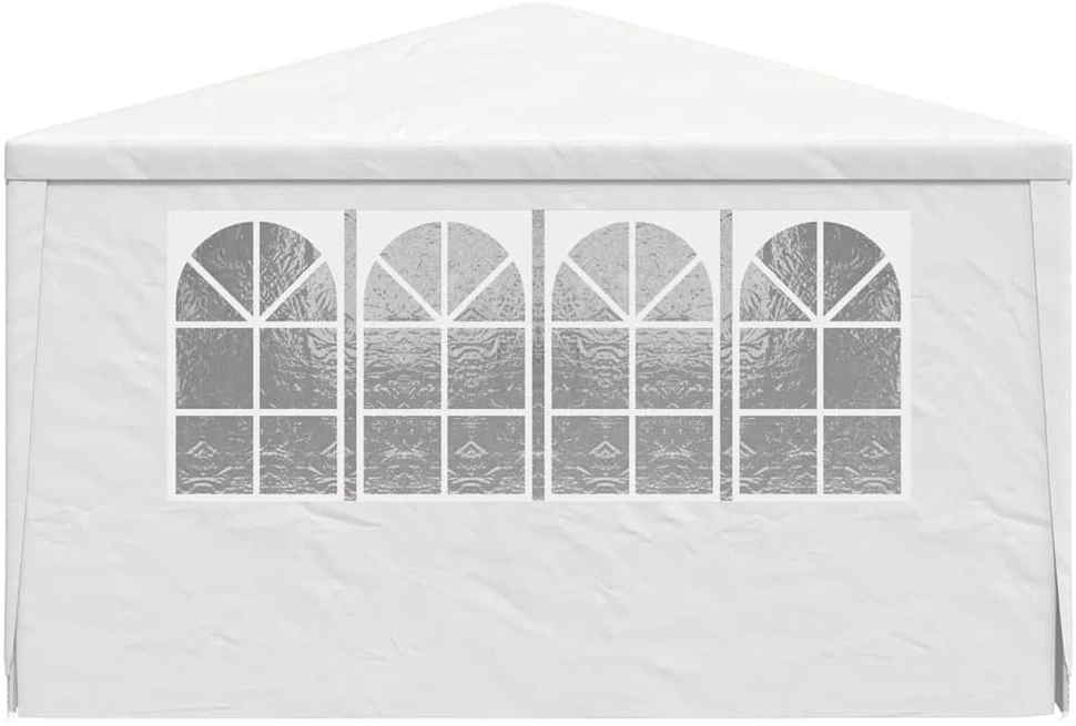 Proginė palapinė su šoninėmis sienomis, balta, 4x6m, 90g/m²