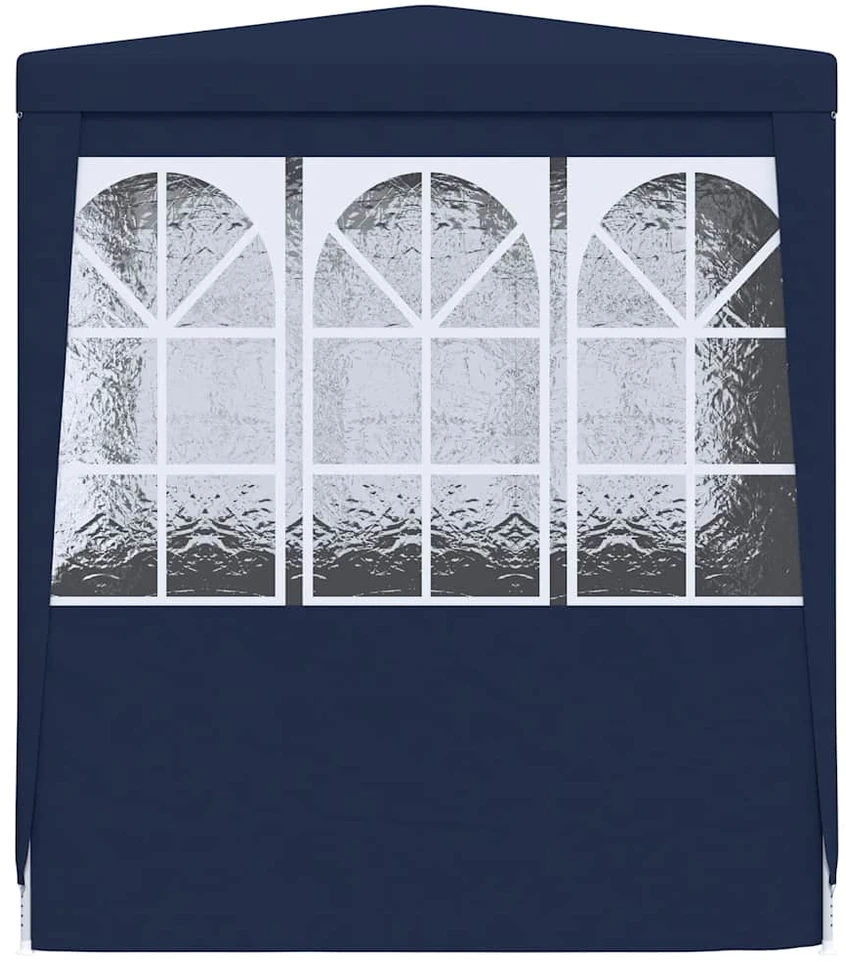 Proginė palapinė su šoninėmis sienomis, mėlyna, 2x2m, 90g/m²