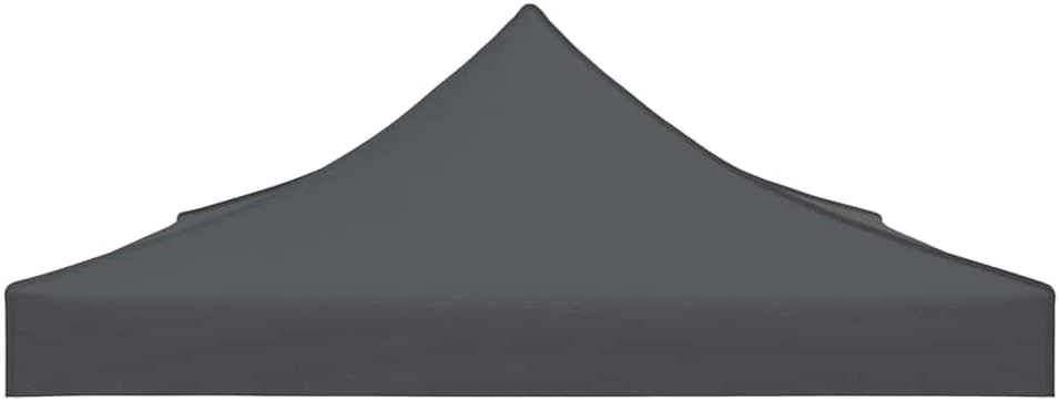 Proginės palapinės stogas, antracito spalvos, 4x3m, 270 g/m²