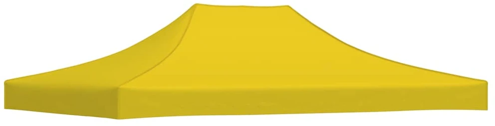 Proginės palapinės stogas, geltonos spalvos, 4x3m, 270 g/m²