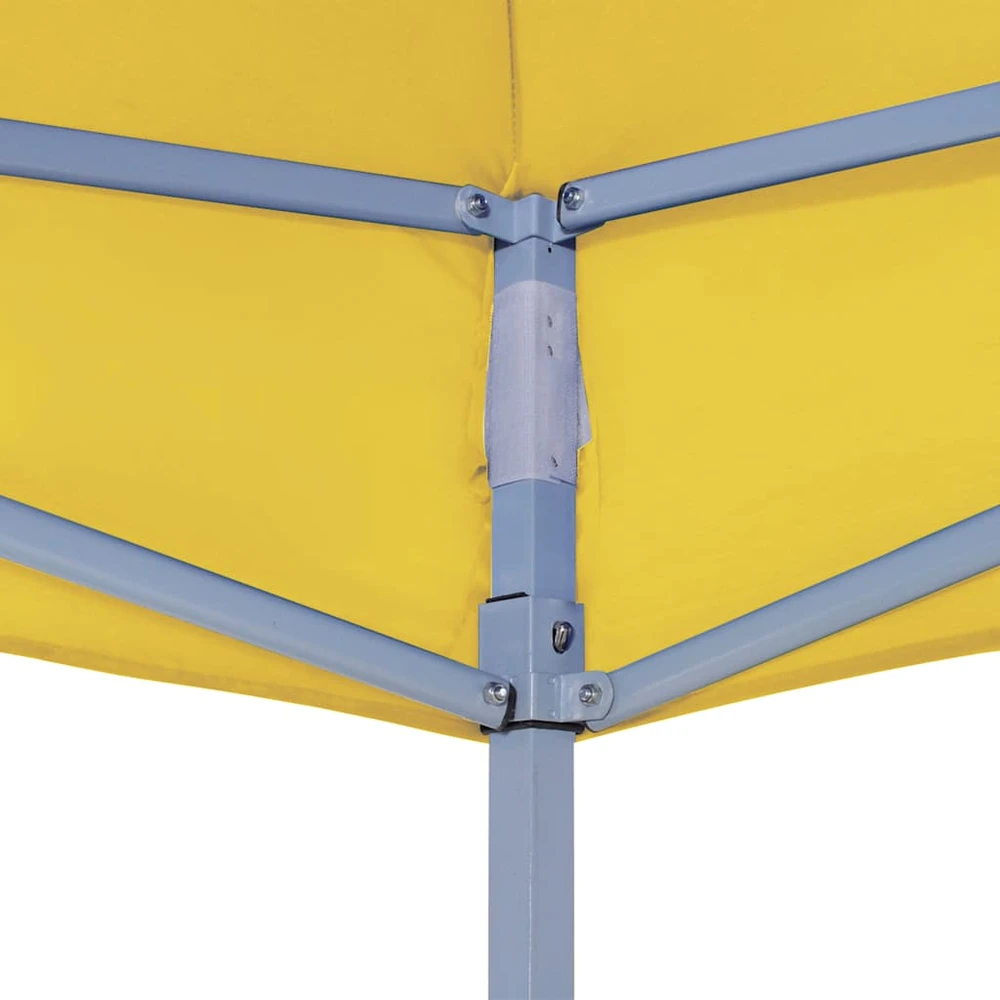 Proginės palapinės stogas, geltonos spalvos, 3x3m, 270 g/m²