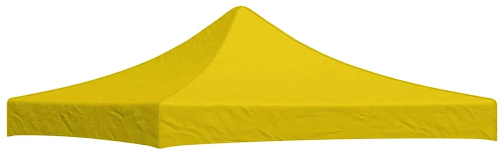 Proginės palapinės stogas, geltonos spalvos, 3x3m, 270 g/m²