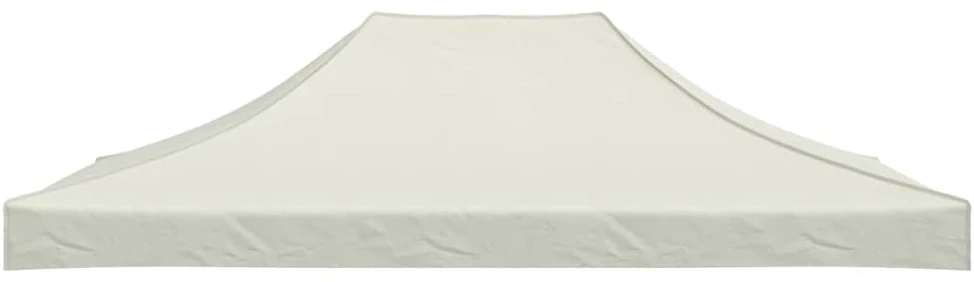 Proginės palapinės stogas, kreminės spalvos, 4x3m, 270 g/m²