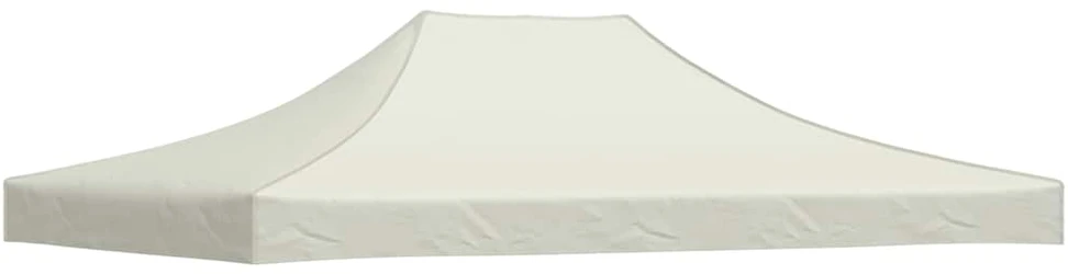 Proginės palapinės stogas, kreminės spalvos, 4x3m, 270 g/m²