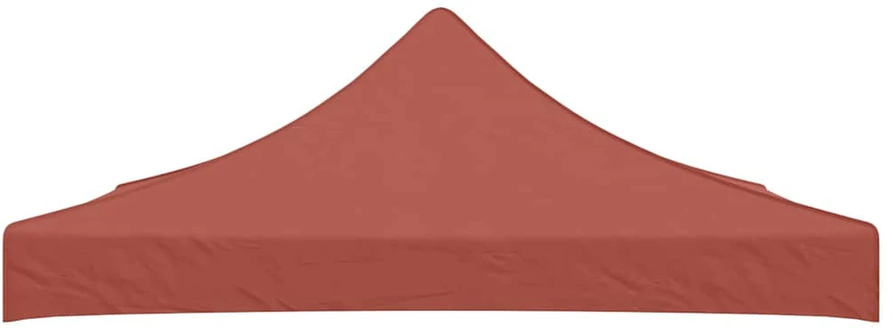 Proginės palapinės stogas, terakota spalvos, 3x3m, 270 g/m²