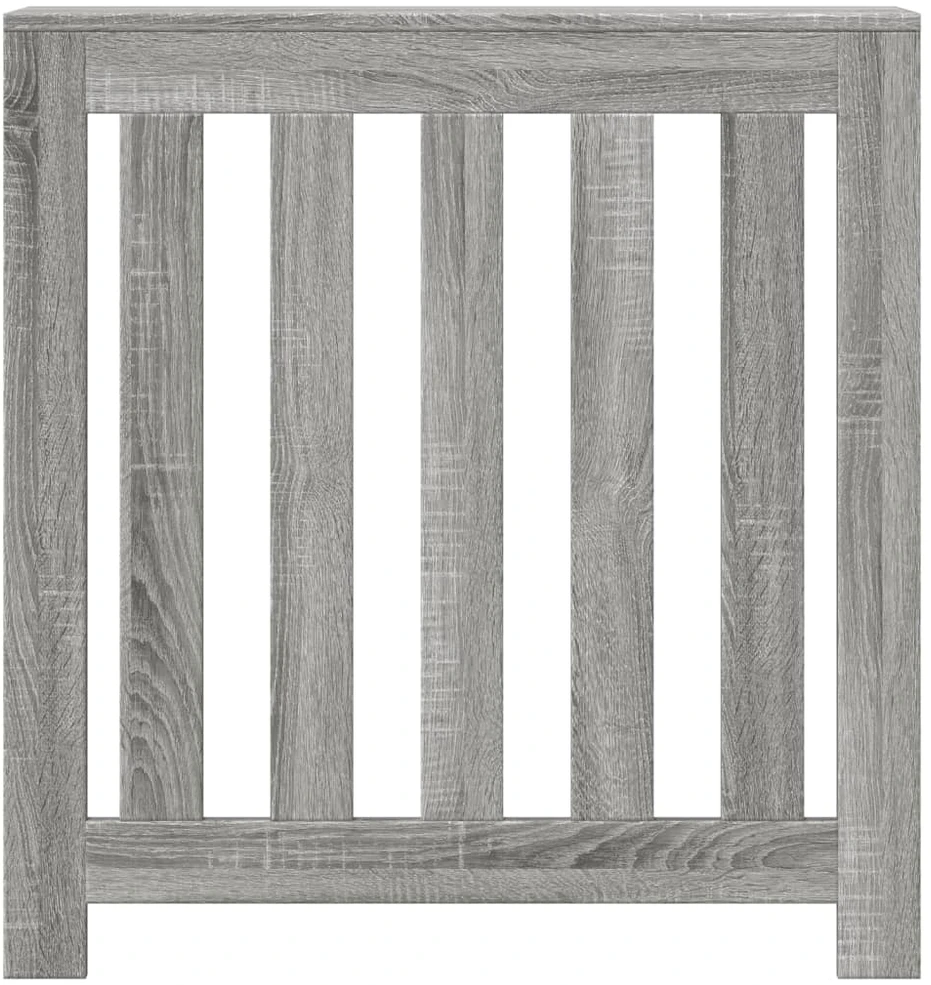 Radiatoriaus uždangalas, pilkas, 78x20x82cm, apdirbta mediena