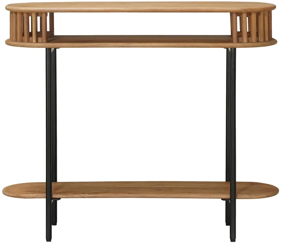 Rankų darbo pabaigos stalas Tamsiai rudas 90 x 30 x 75 cm