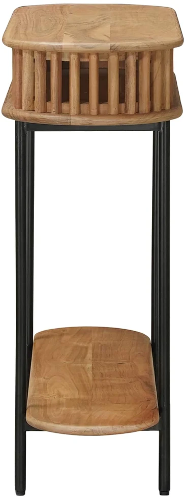 Rankų darbo pabaigos stalas Tamsiai rudas 90 x 30 x 75 cm