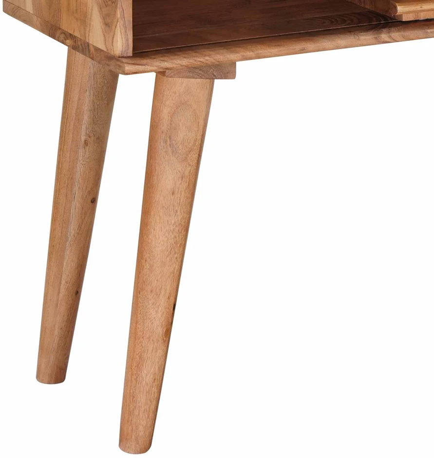 Rankų darbo pabaigos stalas Tekšinis rudas 100 x 30 x 75 cm
