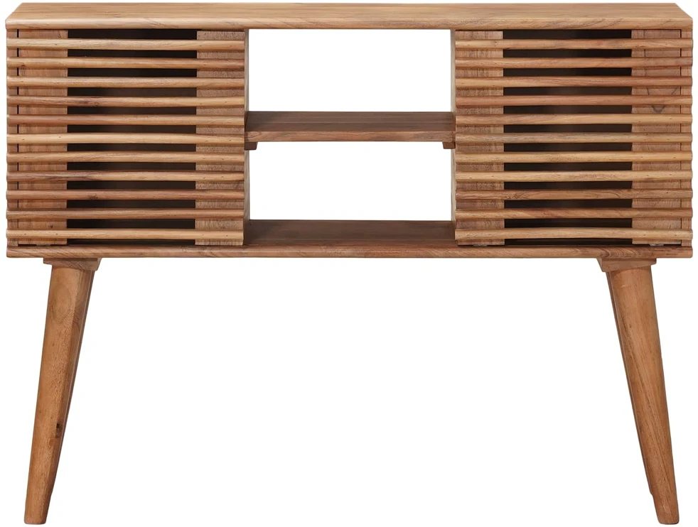 Rankų darbo pabaigos stalas Tekšinis rudas 100 x 30 x 75 cm