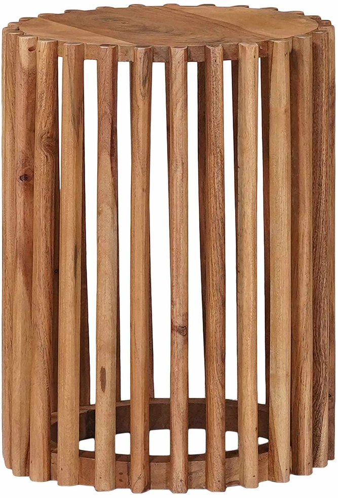 Rankų darbo šoniniai stalų rinkinys 2 vnt. Teak medžio rudas