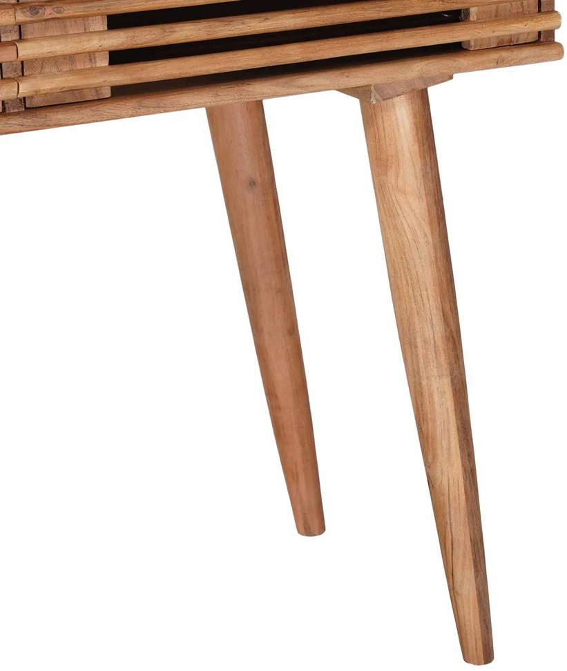Rankų darbo stalas Teak medžio rudas 100 x 48 x 76 cm