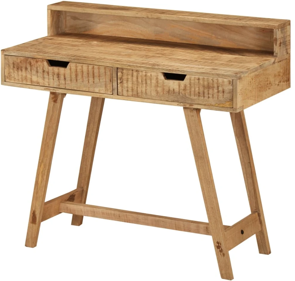 Rašomasis stalas, 100x45x90cm, neapdorota mango mediena