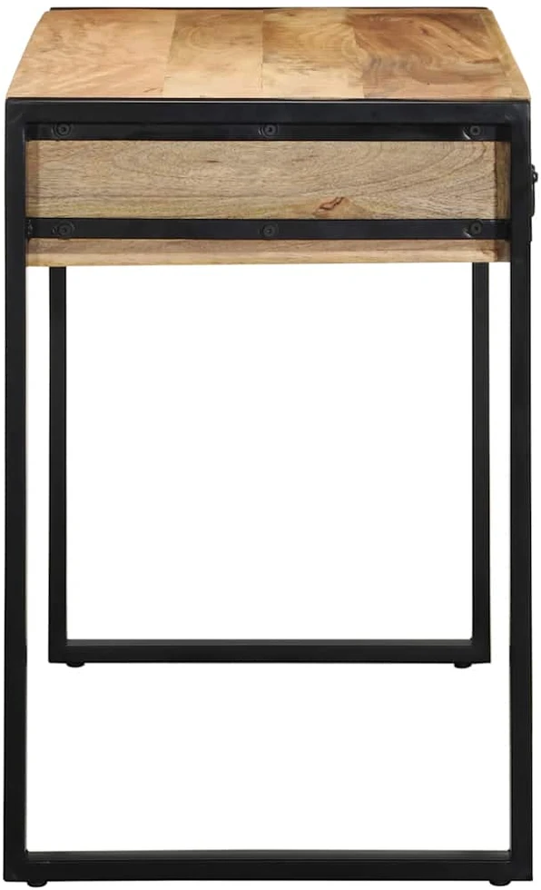 Rašomasis stalas 100x50x75 cm Masyvus neapdorotas medis Mango