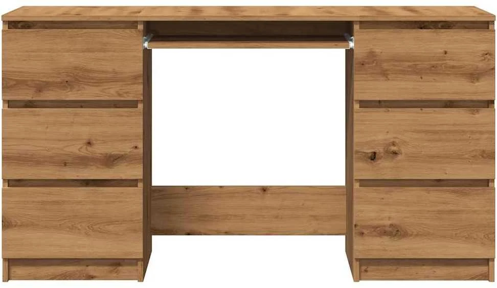 Rašomasis stalas, artisano, 140x50x77cm, apdirbta mediena