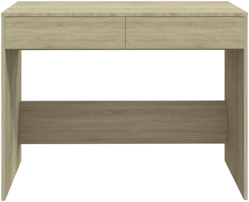 Rašomasis stalas, ąžuolo, 101x50x76,5cm, apdirbta mediena