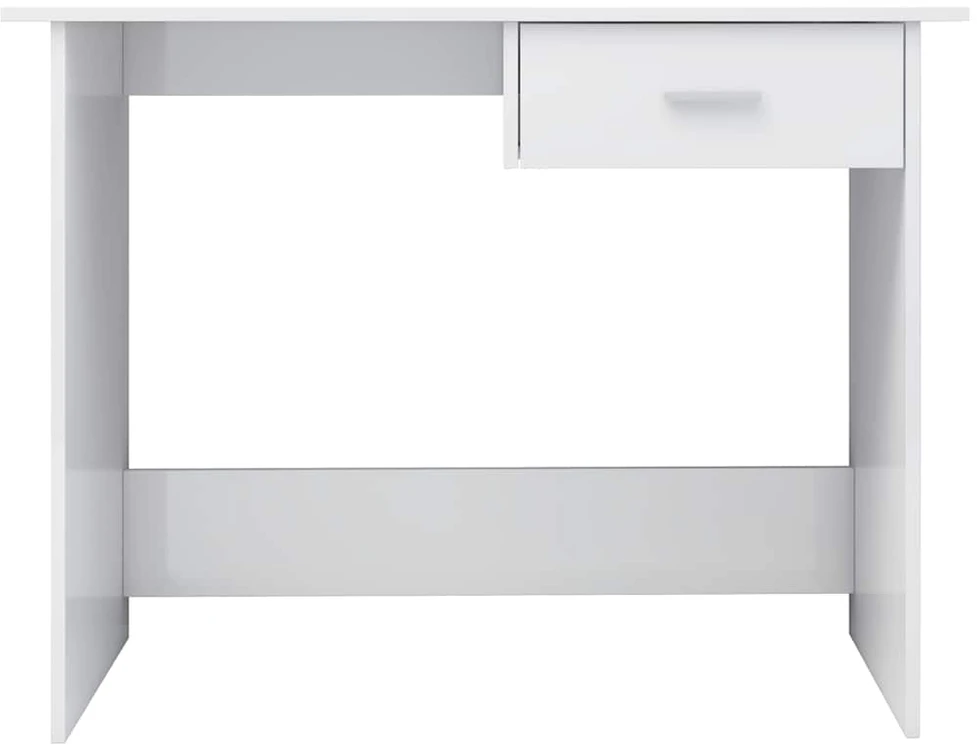Rašomasis stalas, baltos spalvos, 100x50x76cm, apdirbta mediena