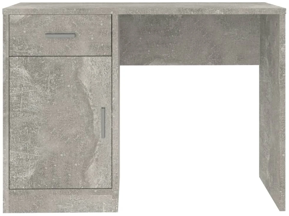 Rašomasis stalas, betono pilkas, 100x40x73cm, mediena