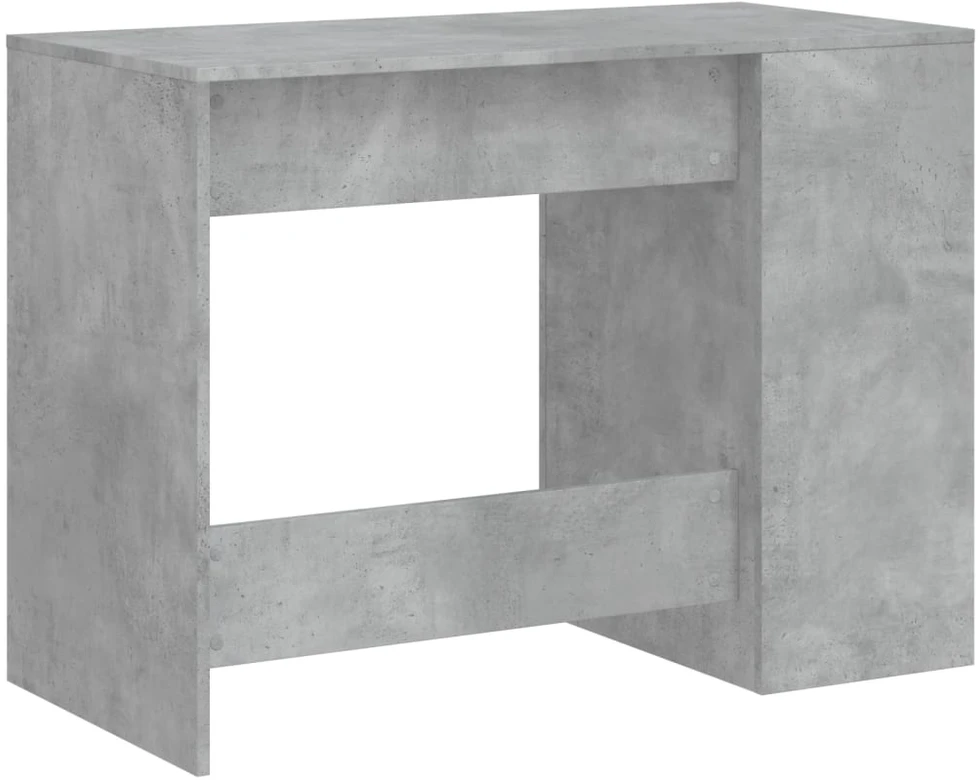 Rašomasis stalas, betono pilkas, 102x50x75cm, apdirbta mediena