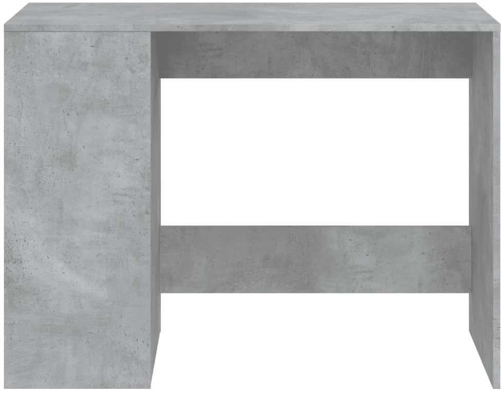 Rašomasis stalas, betono pilkas, 102x50x75cm, apdirbta mediena