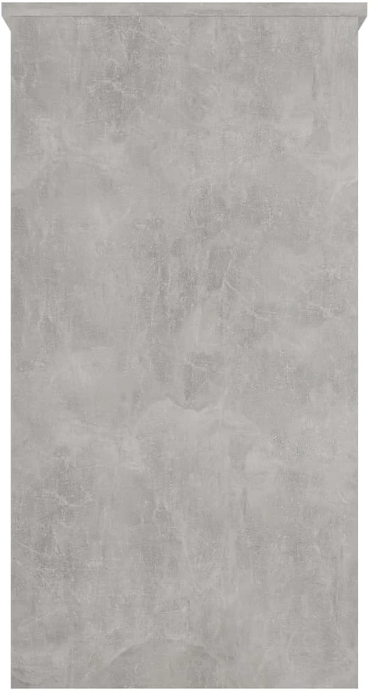 Rašomasis stalas, betono pilkas, 80x40x75cm, apdirbta mediena