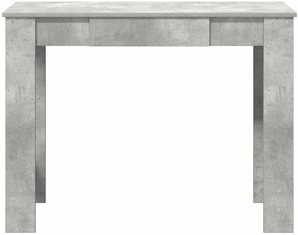 Rašomasis stalas, betono pilkas, 80x40x75cm, apdirbta mediena