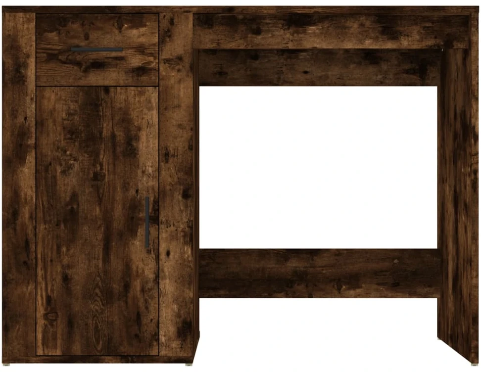 Rašomasis stalas, dūminio ąžuolo, 100x49x75cm, apdirbta mediena
