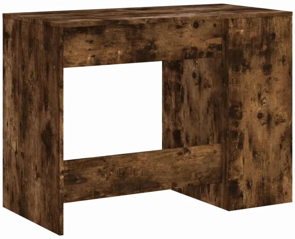 Rašomasis stalas, dūminio ąžuolo, 102x50x75cm, apdirbta mediena
