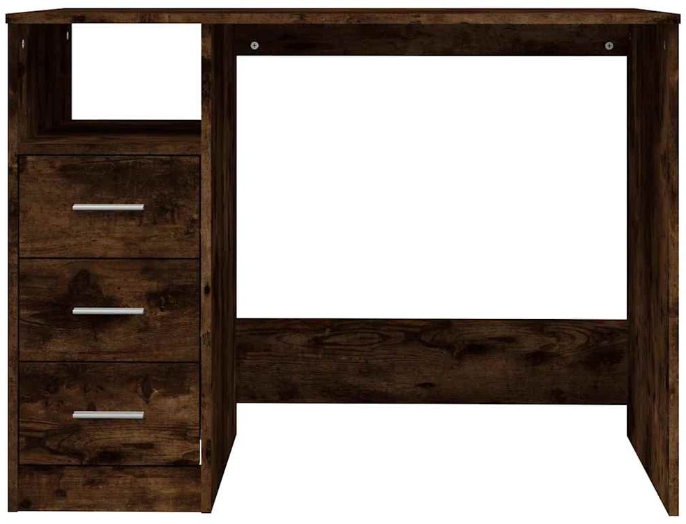 Rašomasis stalas, dūminio ąžuolo, 102x50x76cm, mediena