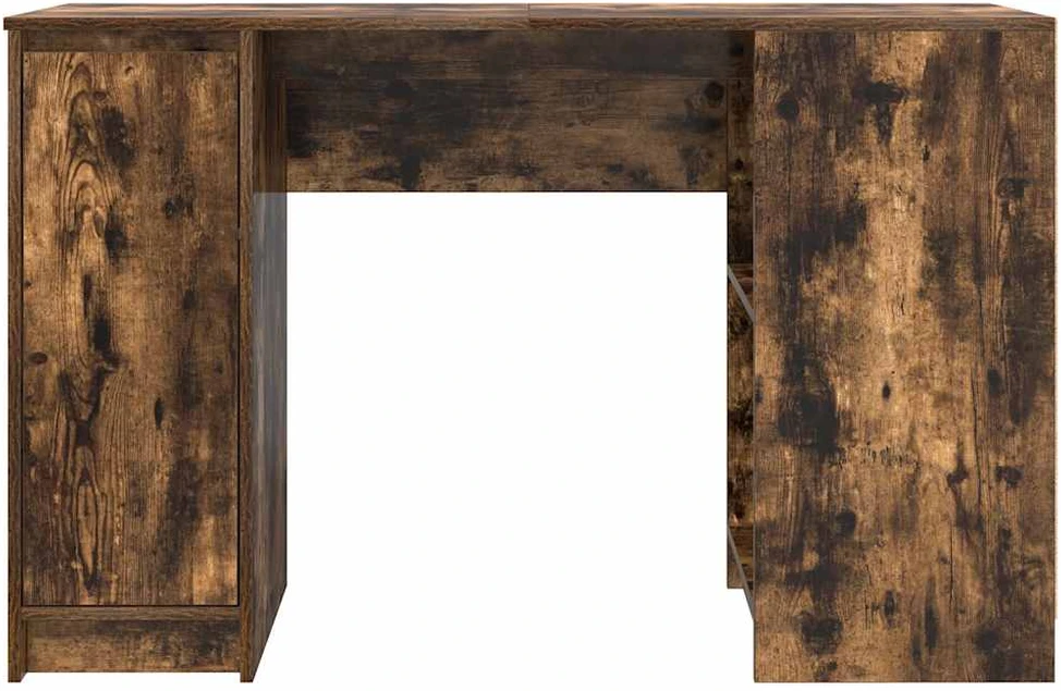 Rašomasis stalas, dūminio ąžuolo, 120x42x76cm, apdirbta mediena
