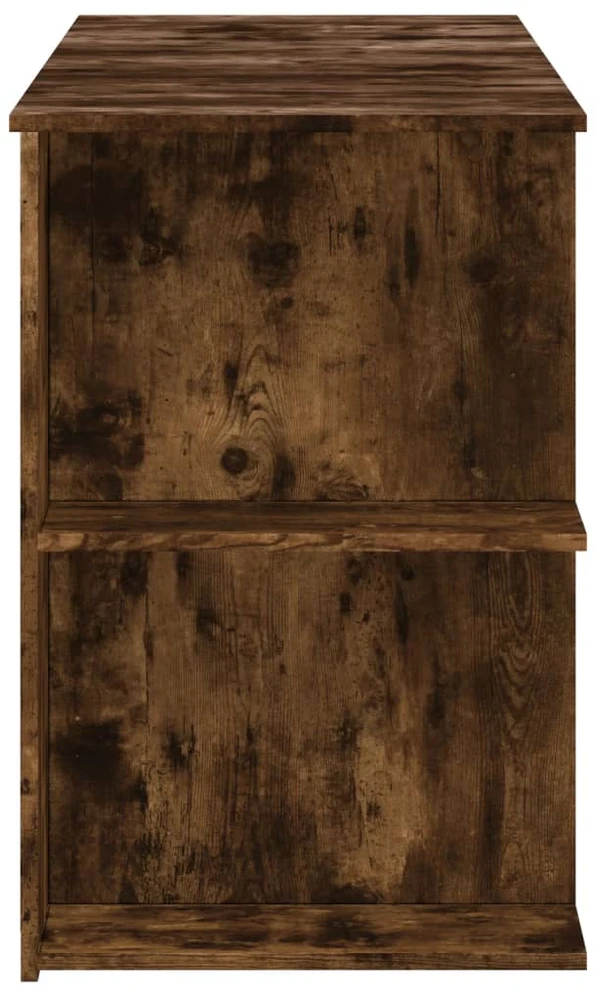 Rašomasis stalas, dūminio ąžuolo, 140x50x75cm, apdirbta mediena