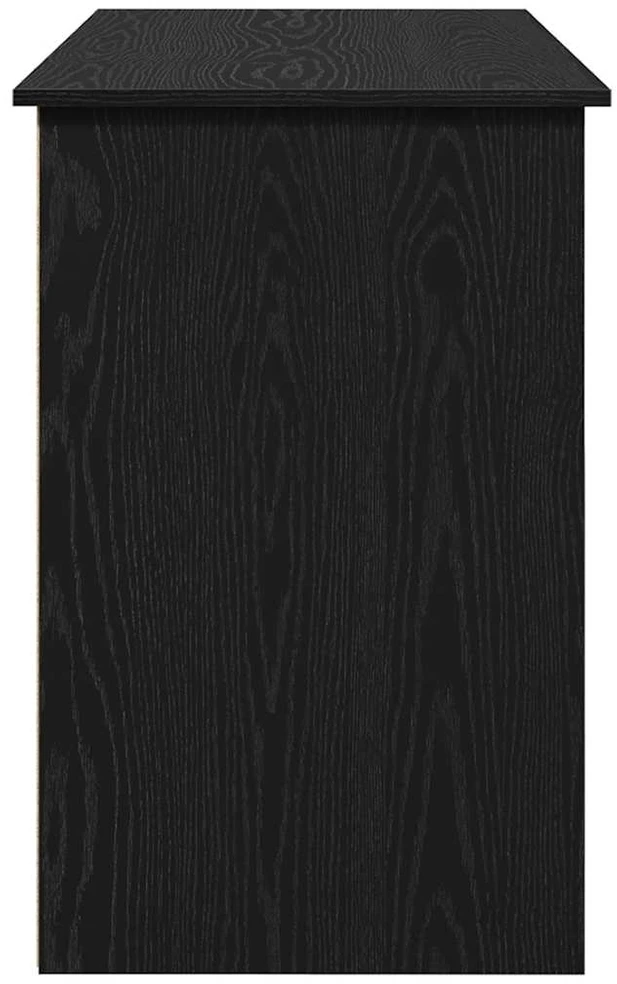 Rašomasis stalas, juodos spalvos, 102x50x75cm, apdirbta mediena