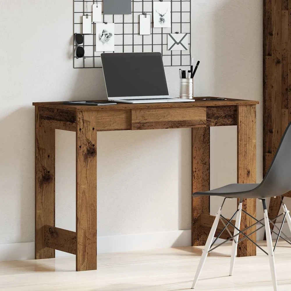 Rašomasis stalas, medienos, 100x45x75cm, apdirbta mediena