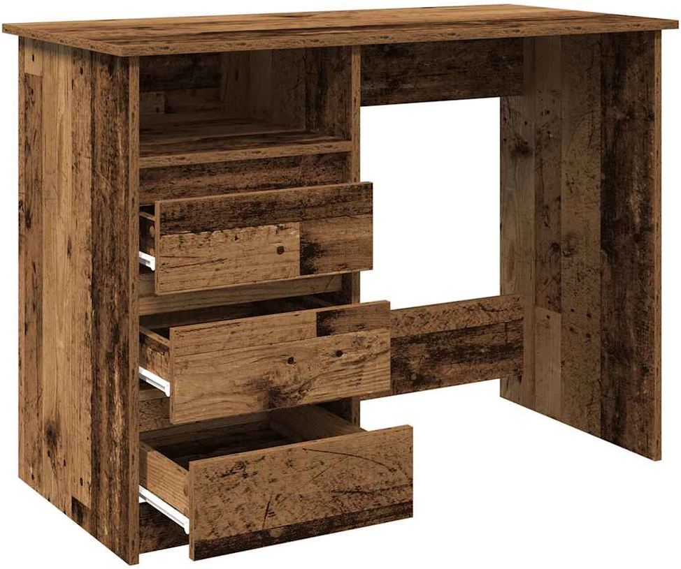 Rašomasis stalas, medienos, 102x50x75cm, apdirbta mediena