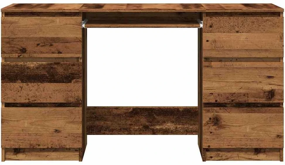 Rašomasis stalas, medienos, 140x50x77cm, apdirbta mediena