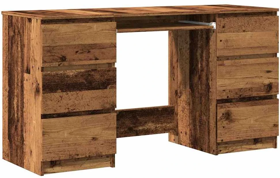 Rašomasis stalas, medienos, 140x50x77cm, apdirbta mediena
